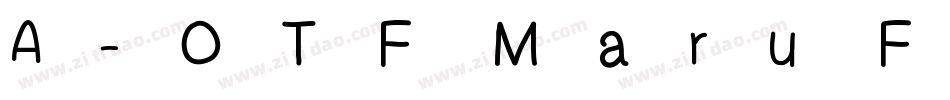 A-OTF Maru Folk Pro字体转换